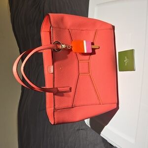 Kate Spade With Rare Popscicle Charm Tote Bag